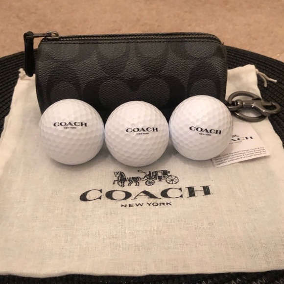 ๐ HP ๐๐ Coach Signature Golf Ball 3 Travel Case - Picture 3 of 8
